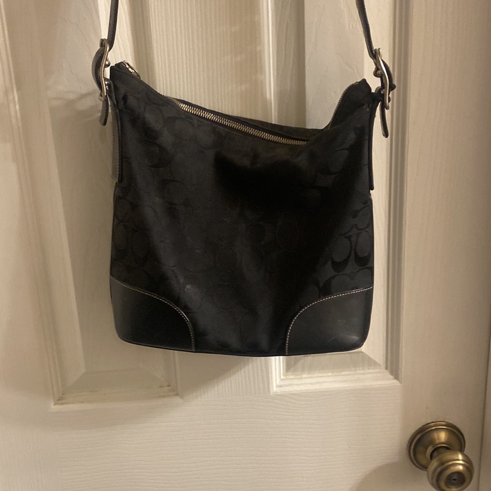 Coach crossbody black bag